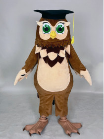 Ростовая кукла "Сова умная коричневая"